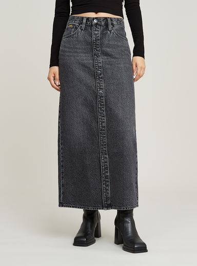 Viktoria Snaps Long Skirt